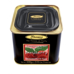 Černý čaj Premier's Raspberry -100g sypaný - plech 