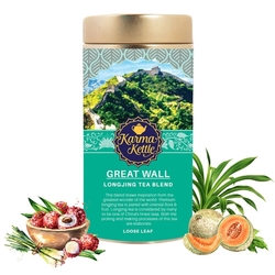 Zelený čaj Great Wall s příměsí - 75g sypaný