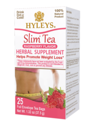 Čaj Hyleys SLIM s malinami - sáčky 25x1,5g