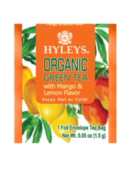 Zelený čaj Hyleys s citronem a mangem - sáčky 25x1,5g