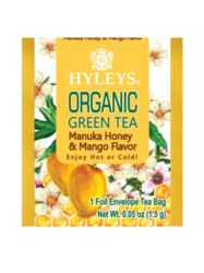 Zelený čaj Hyleys  manuka med a  mango - sáčky 25x1,5g