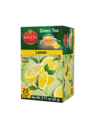 Zelený čaj Hyleys s citronem - sáčky 20x1g