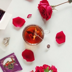 Černý čaj BIG BEN Earl Grey tea with rose - 2 x 25g sáčky