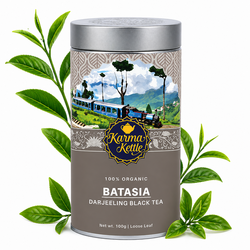 Černý čaj Batasia Darjeeling Karma Kettle – prémiový sypaný čaj z Indie, 100 g