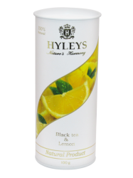 Černý čaj Hyleys s citronem - 100g sypaný