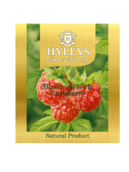 Černý čaj Hyleys s malinami - sáčky 25x1,5g