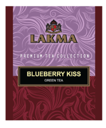Zelený čaj Lakma Blueberry Kiss - sáčky 20x1,5g - plech 
