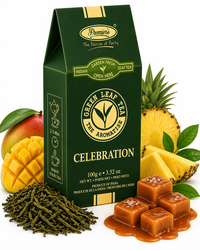 Premier's Tea CELEBRATION - Prémiový zelený čaj Assam s mangem, ananasem a karamelem 100 g
