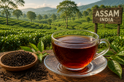 Nálev černého čaje Premier's Tea Assam