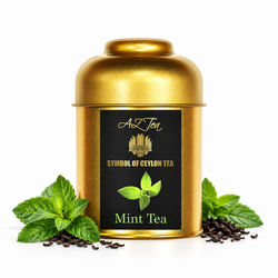 AZ-TEAS Premium Mint Tea 50 g – bezkofeinový černý čaj s mátou