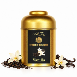 AZ-TEAS Premium Vanilla Tea 50 g – bezkofeinový černý čaj s vanilkou
