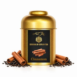 AZ-TEAS Premium Cinnamon Tea 50 g – bezkofeinový černý čaj se skořicí