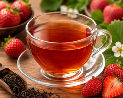 Premier's Strawberry – černý čaj s jahodou 100 g