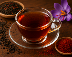 Premier's Saffron – černý čaj s příchutí šafránu 100 g
