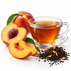 Nálev černého čaje s broskví – AZ-TEAS Premium Peach Tea