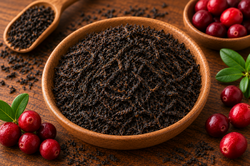 Sypaný černý čaj Premier's Cranberry