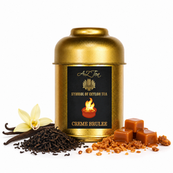 AZ-TEAS Creme Brulee - bezkofeinový černý čaj s vanilkou a karamelem 50 g