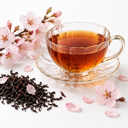 Nálev černého čaje se sakurou – AZ-TEAS Premium Sakura Tea