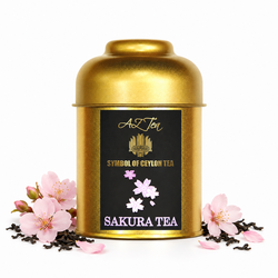 AZ-TEAS Premium Sakura Tea 50 g – bezkofeinový černý čaj se sakurou
