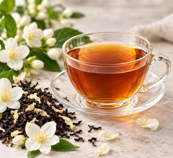 AZ-TEAS Jasmine Tea – bezkofeinový černý čaj s jasmínem, 20 × 2 g