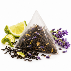 AZ-TEAS Lavender Earl Grey – bezkofeinový černý čaj s levandulí, 20 × 2 g