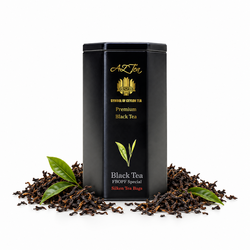 AZ-TEAS Premium Black Tea – bezkofeinový cejlonský černý čaj FBOPF Special, 20 × 2 g