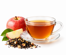 AZ-TEAS Premium Miracle Apple Fuji Tea – bezkofeinový černý čaj s jablkem Fuji, 20 × 2 g