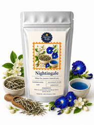 Karma Kettle Nightingale – Bílý čaj Silver Tips s jasmínem a klitorií ternatskou 30 g