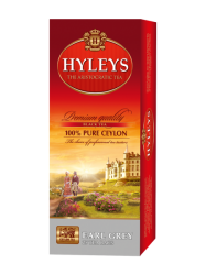 Černý čaj Hyleys Earl Grey - sáčky 25x2g 