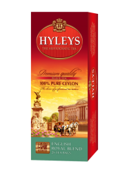 Černý čaj Hyleys English Royal Blend Tea - sáčky 25x2g