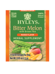 Zelený čaj Hyleys s melounem a mangem - sáčky 25x1,5g 