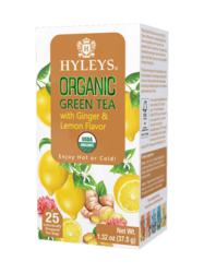Zelený čaj Hyleys se zázvorem a citronem - sáčky 25x1,5g