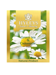 Zelený čaj Hyleys s heřmánkem - sáčky 25x1,5g