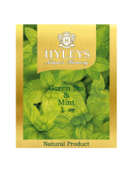 Zelený čaj Hyleys s mátou - sáčky 25x1,5g