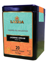 Zelený čaj Lakma Jasmine Dream - sáčky 20x1,5g plech