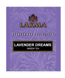 Zelený čaj Lakma Lavender Dreams - sáčky 20x1,5g plech