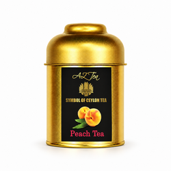 AZ-TEAS Premium Peach Tea 50 g - bezkofeinový černý čaj s broskví