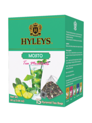 Černý čaj Hyleys MOJITO - pyramidové sáčky 15 x 2g   - kopie