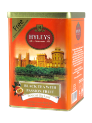 Černý čaj Hyleys s maracujou - 400g sypaný  - plech 