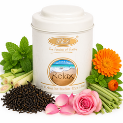 Premier's Tea Relax – černý čaj s mátou a bylinkami 125 g