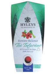 Čaj Hyleys Infusions Restore Balance - pyramidové sáčky 20 x 2g  