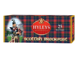 Černý čaj Hyleys SCOTTISH BREAKFAST - sáčky 25 x 1,5g 