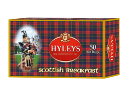 Černý čaj Hyleys SCOTTISH BREAKFAST - sáčky 50 x 1,5g 