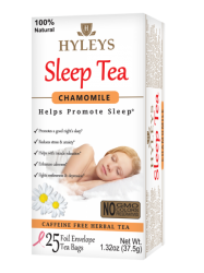 Bylinný čaj Hyleys Sleep Tea s heřmánkem  - sáčky 25x1,5g 