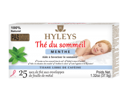 Bylinný čaj Hyleys pro klidný spánek s mátou  - sáčky 25x1,5g