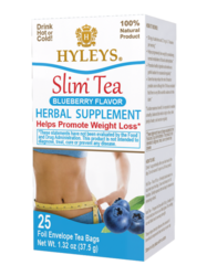 Čaj Hyleys SLIM s borůvkou - sáčky 25x1,5g 