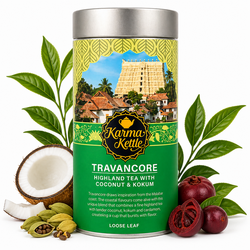 Karma Kettle Travancore - černý čaj s kokosem a kokum 75 g