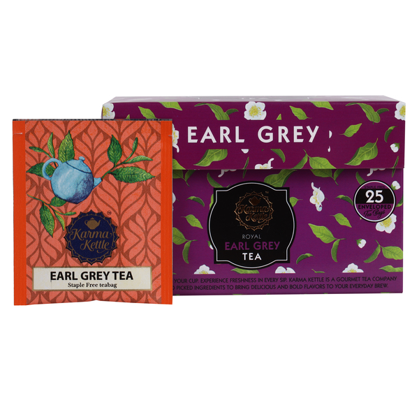 Černý čaj Earl Grey  - 25x2g  sáčky