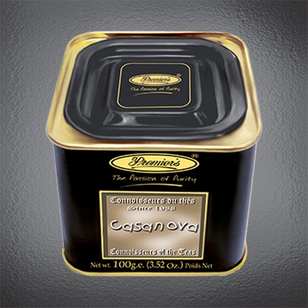 Černý čaj Premier's Casanova -100g sypaný - plech 