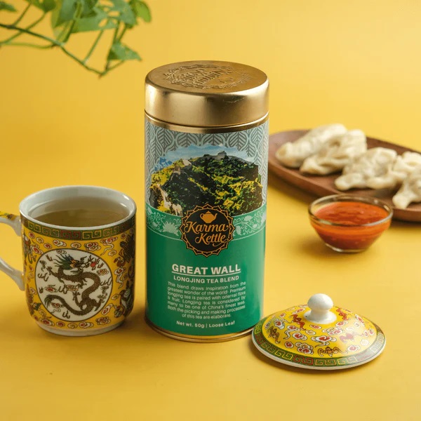 Zelený čaj Wall Great s příměsí - 75g sypaný
